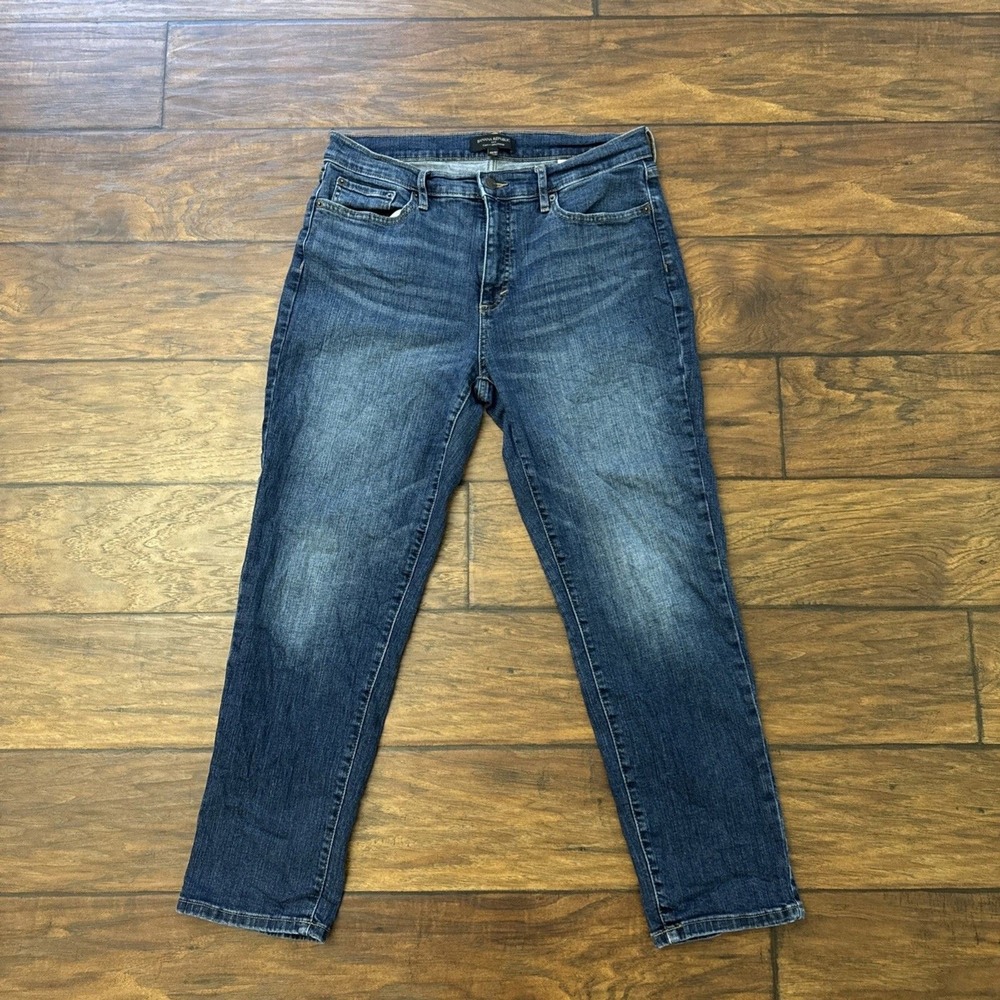 Banana Republic Curvy Girlfriend Jeans Womens 30/10 Blue Medium Wash Relaxed Fit